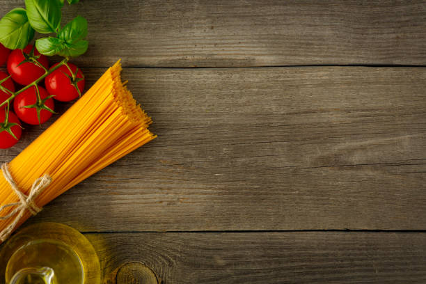 istock Italian pasta. Dry pasta background 1018805582