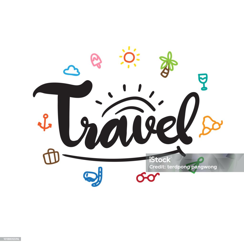 Vector Travelio Travel Vector Collection Design Stock Illustration - Download Image Now ...