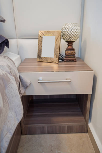 istock Interior design of bedroom in house 1018820712