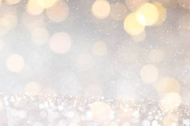istock Blurred background with bokeh. Christmas and Happy New Year greeting card. 1018834228