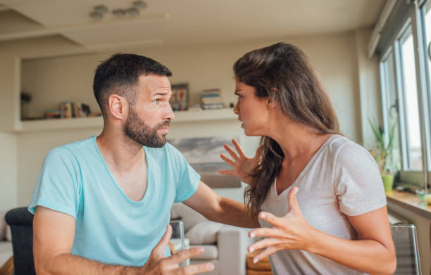 istock Angry couple having a fight 1018835096