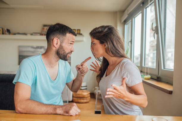 istock Couple in a quarrel 1018835186