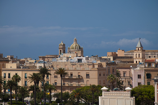 Rooftop View of the Basilica of St. Lawrence the Martyr in Trapani Sicily