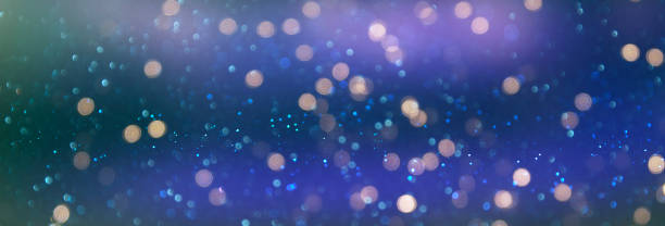 istock Christmas and Happy new year on blurred bokeh with snowfall banner background 1018846368