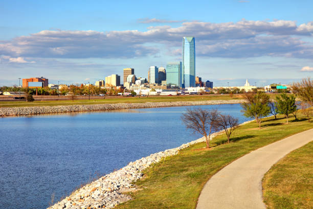 istock Oklahoma City along the Oklahoma River 1018852044