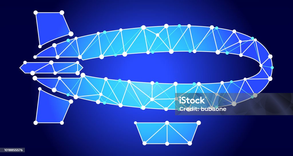 Bomb Triangle Vector Rocket Bomb Blue Triangle Node Vector Pattern Stock Illustration ...