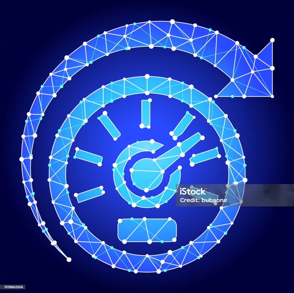 Speed Triangle Pattern Png Speedometer Blue Triangle Node Vector Pattern Stock Illustration ...