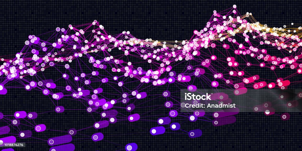 Graph Network Big Data Big Data Abstract Data Graph Social Network Vector Illustration Stock ...