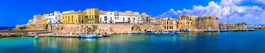 landmarks of Italy - medieval town Gallipoli in south of Italy