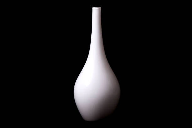 istock Glass Vase Against a Black Backdrop 1018914466