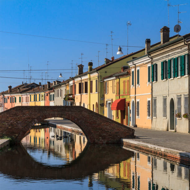 istock Comacchio, a town built on islets joined by bridges (Emilia-Romagna, Italy) 1018921550