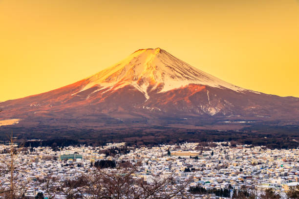 istock Beautiful mount fuji in Japan 1018922070