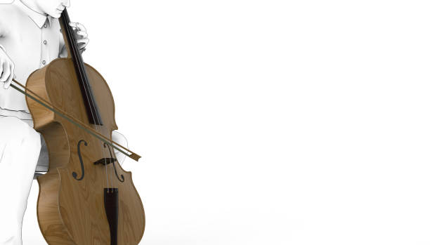 istock Violoncel Play Drawing Musical instruments 03 / Illustration / Artist Concept Art 1018936888