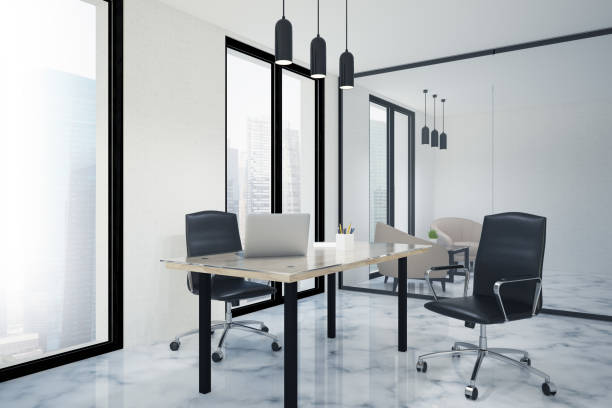 istock Loft office corner, manager room close up 1018988116