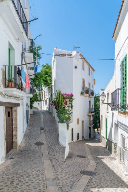 istock Ibiza Old Town, Dalt Vila, streets 1018991262