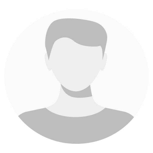 standard-avatar-profil-icon. graue bildplatzhalter. - büste stock-grafiken, -clipart, -cartoons und -symbole