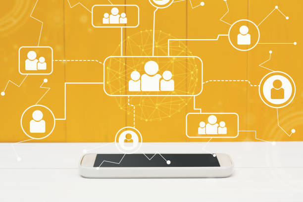 istock Social connections with smartphone 1019006044