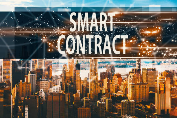 istock Smart Contract with the Manhattan, NY 1019006292