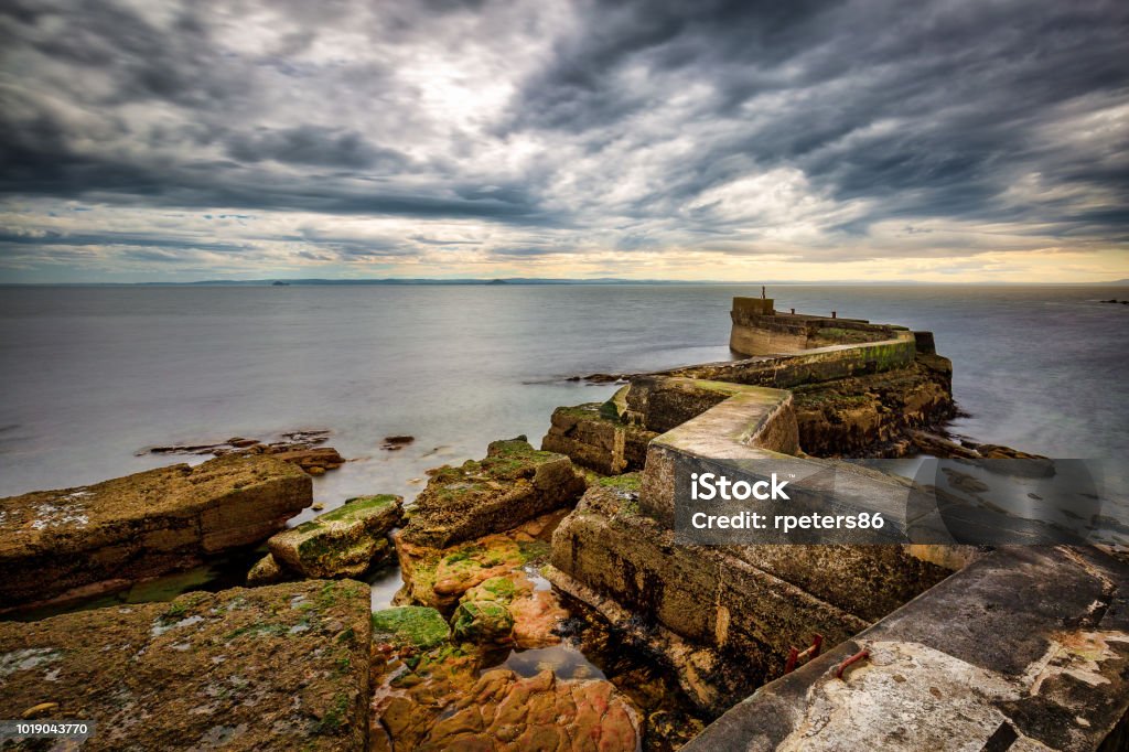 St. Monans Pier St. Monans Pier at late afternoon Afternoon Stock Photo St. Monans Pier St. Monans Pier at late afternoon Afternoon Stock Photo