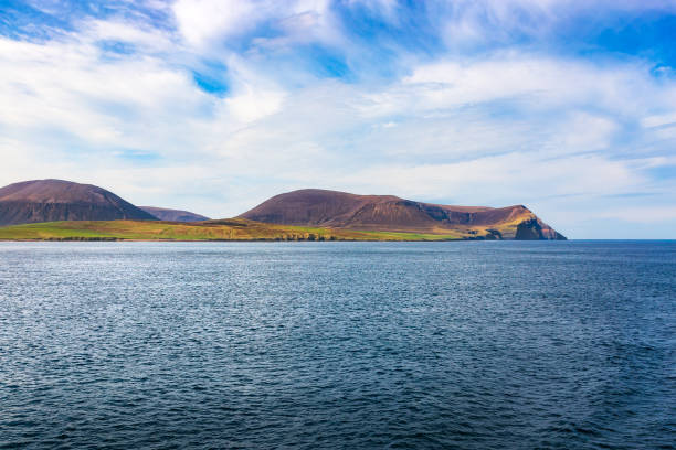 istock Orkney Islands seen from the ship 1019053472