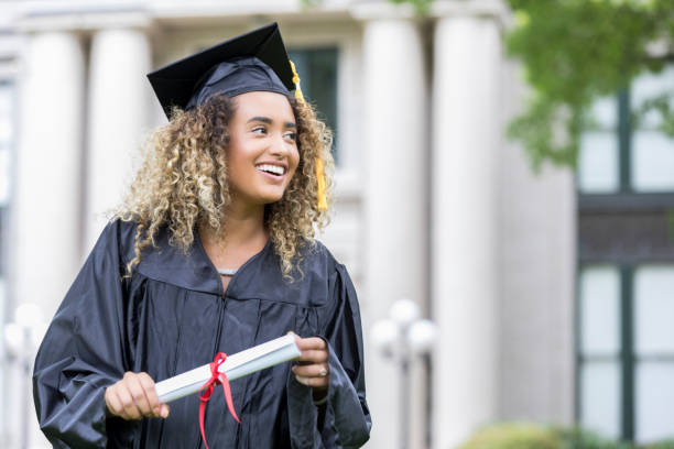 istock Smiling female college graduate 1019066136