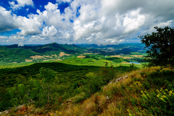 istock Valley of Black river in mountain. 1019066544