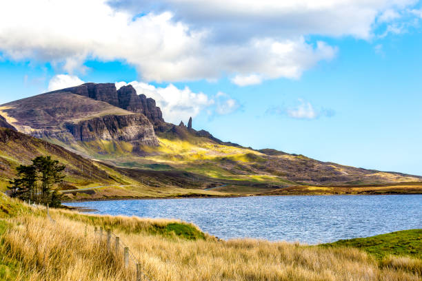 istock The old man of Storr from Loch Leathan 1019082166