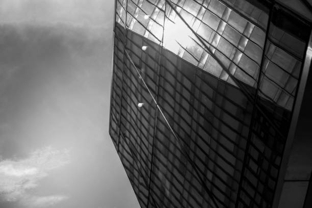 istock Modern office building close up with B&W color 1019110246