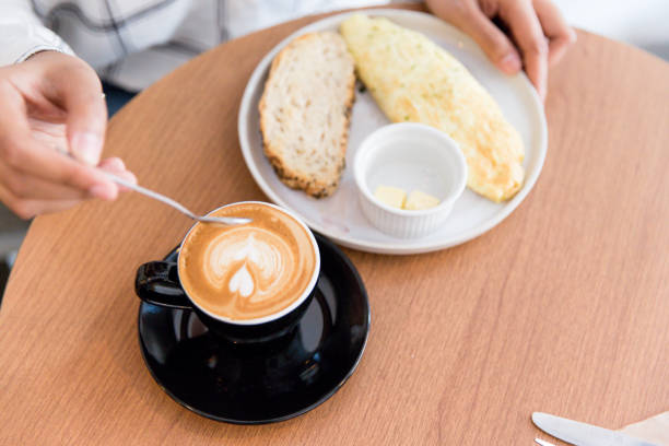 istock One women having breakfast and coffee 1019121018