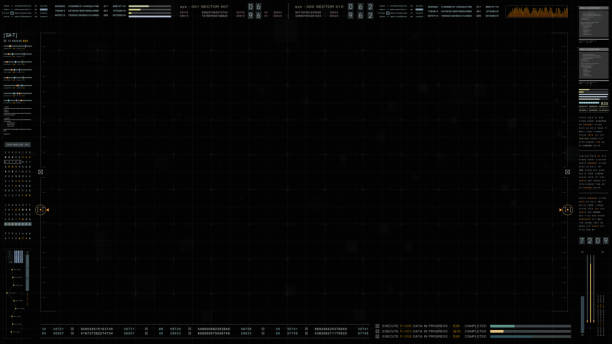 istock Futuristic Military HUD Holographic Terrain Concept 1019121038