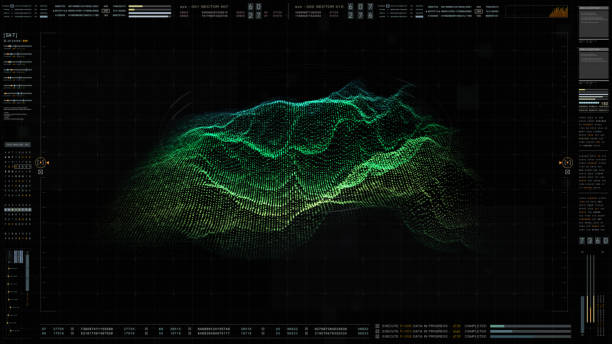 istock Futuristic Military HUD Holographic Terrain Concept 1019121090