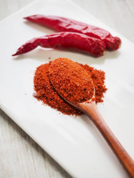 istock Korean red pepper powder and dried chili 1019121254