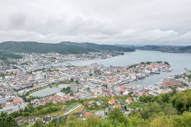 istock Bergen, Norway. Harbor, city center 1019149246