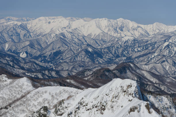 istock Mt.Tanigawadake seen form Mt.Kengamine 1019161708