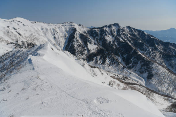istock Mt.Maehotaka seen from Mt.Kengamine 1019161866
