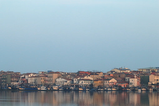 View of Fondamenta Lungolaguna in Chioggia