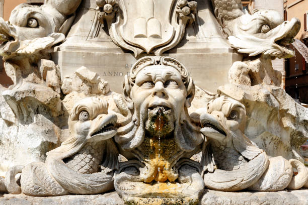 istock Fountain in the Pantheon’s Piazza della Rotonda 1019162200