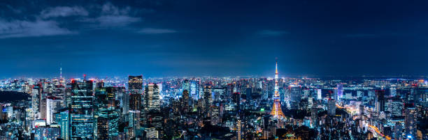 Tokyo cityscape. Panorama view.