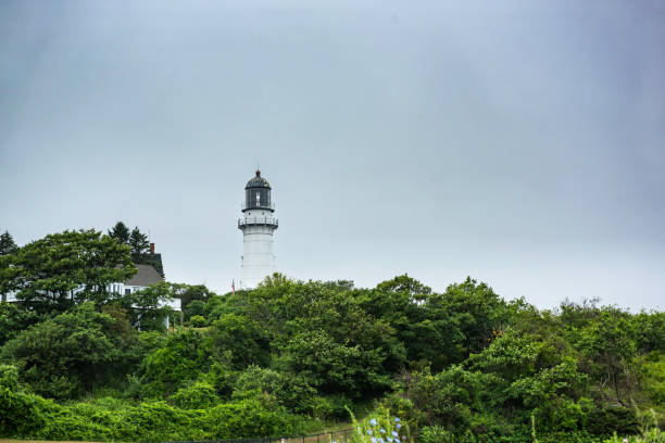 przylądek elizabeth - lighthouse landscape maine sea zdjęcia i obrazy z banku zdjęć