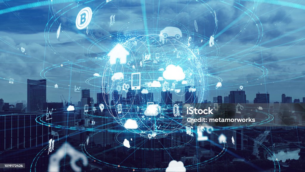 IoT (Internet of Things) concept. Internet of Things Stock Photo