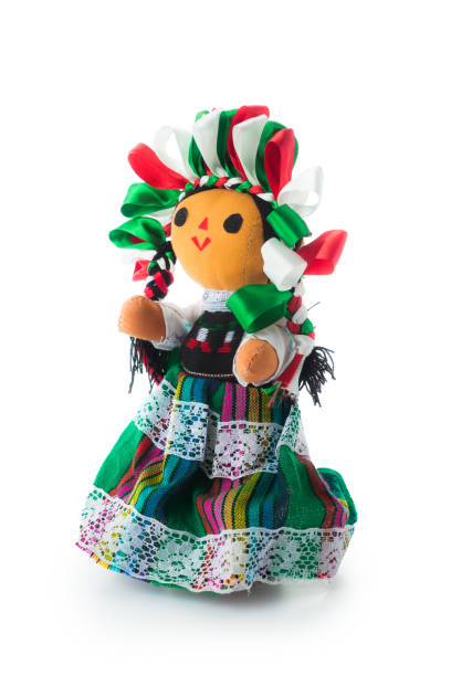 istock Mexican rag doll on white background 1019172858
