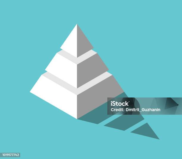 Isométrique Pyramide Trois Niveaux Vecteurs libres de droits et plus d'images vectorielles de Pyramide - Structure bâtie - Pyramide - Structure bâtie, Trois objets, Forme tridimensionnelle