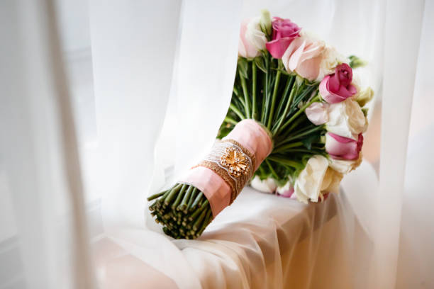 istock Wedding  flower of bride 1019178156