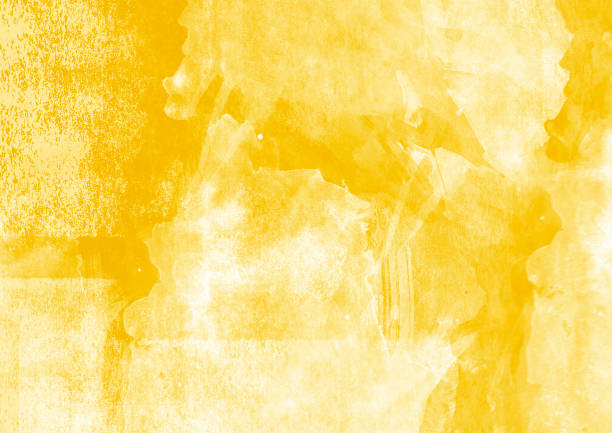 istock Yellow graphic color patches graphic brush strokes design effect element for background 1019184312