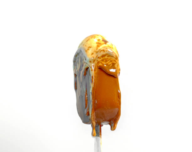 istock melting melted chocolate ice cream in summer hot weather 1019184638