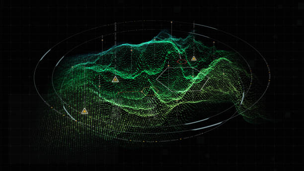 istock Futuristic Military HUD Holographic Terrain Concept 1019205710