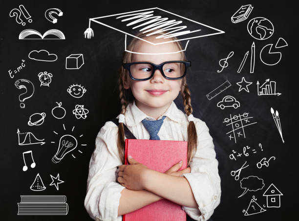 istock Back To School and Education Concept, Happy Smiling Child Student Studying 1019220404