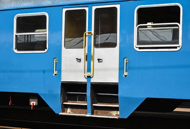 istock Doors and windows of a passenger railway carriage 1019233884