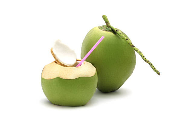 istock Coconut Ripe and tasty isolated on white background 1019254286