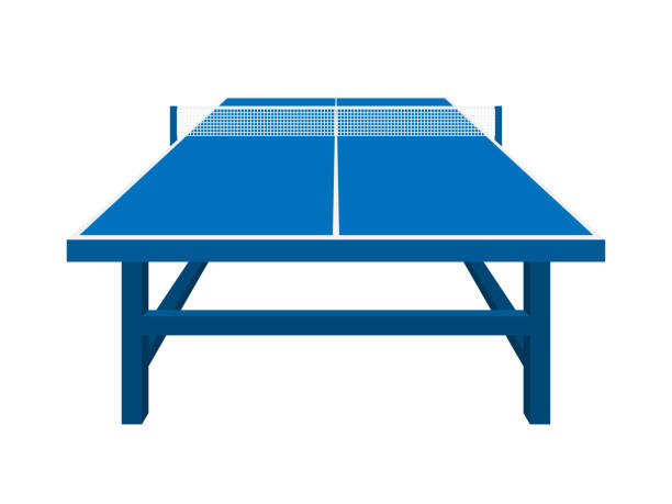 стол для настольного тенниса - table tennis table stock illustrations